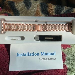 Rose gold Apple Watch band 42/44mm